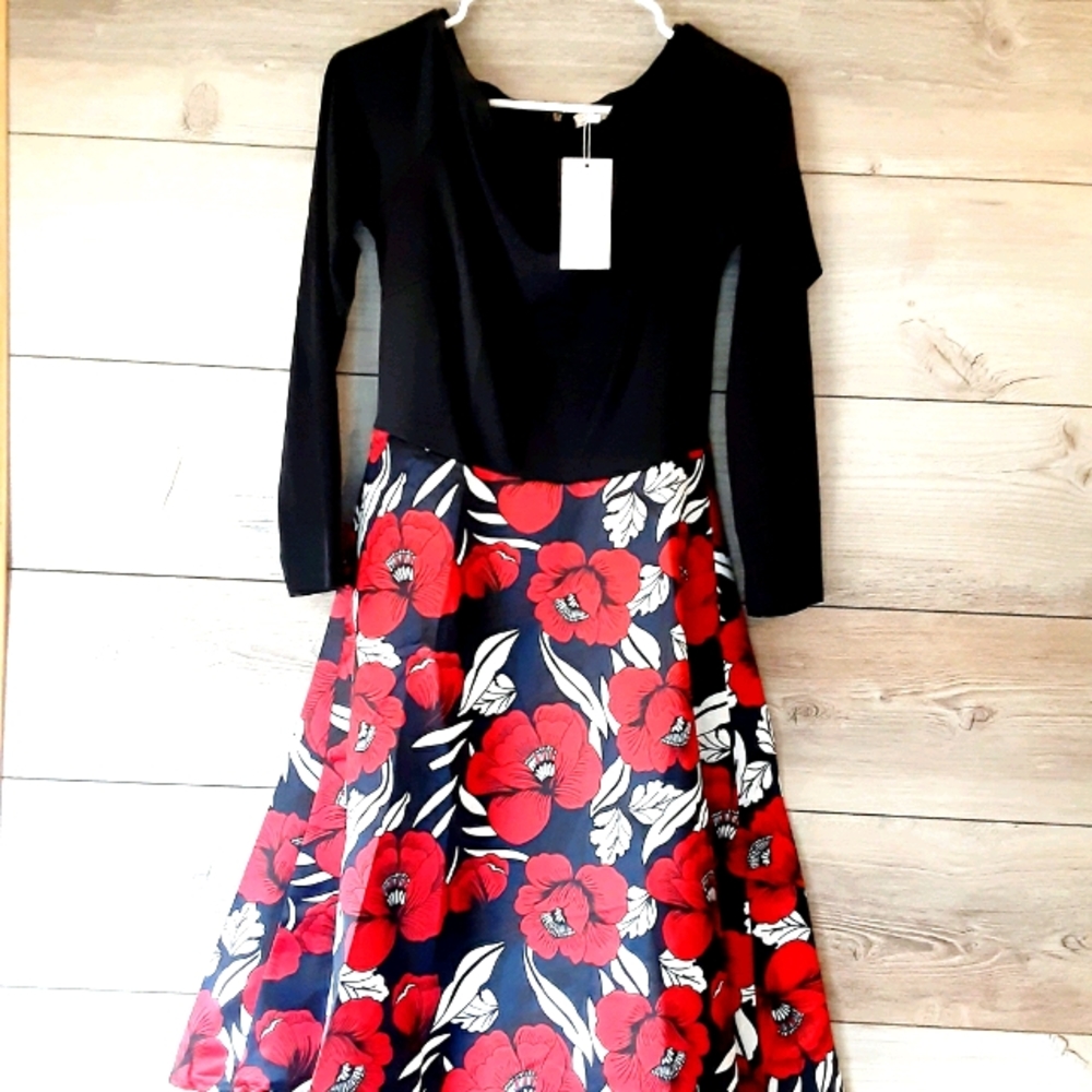 Black and red dress size small New